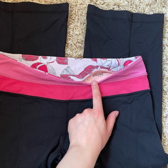 Lululemon Flare Groove Legging Yoga Pants cropped size 6 - Picture 6 of 6